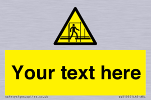 Custom Scaffold Incomplete Sign